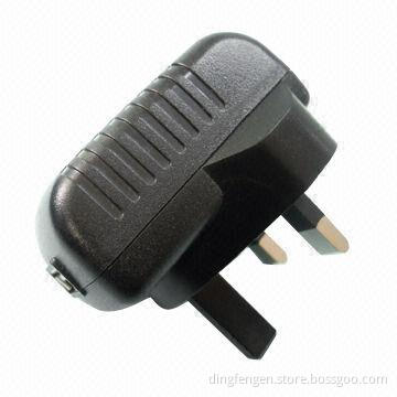 UK type USB power adapter, 12W for home appliance